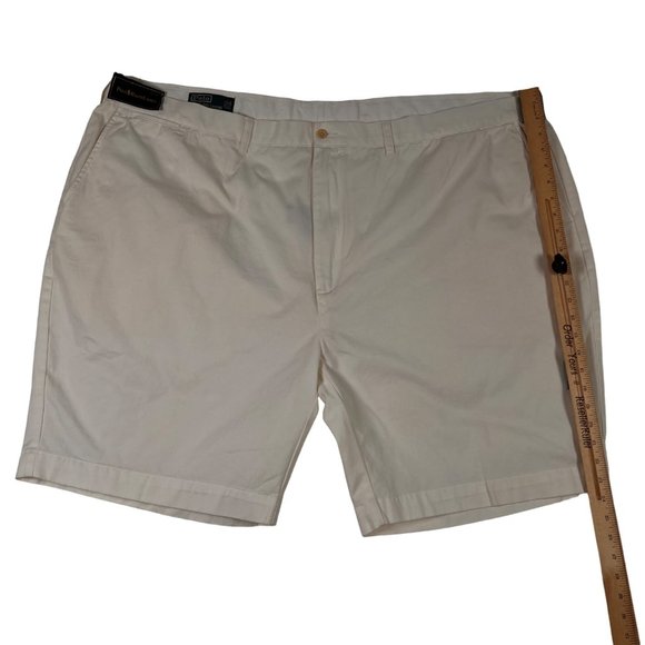 NWT Polo by Ralph Lauren Shorts Men's Big & Tall Slash Pocket Chinos White 56B - Picture 10 of 13